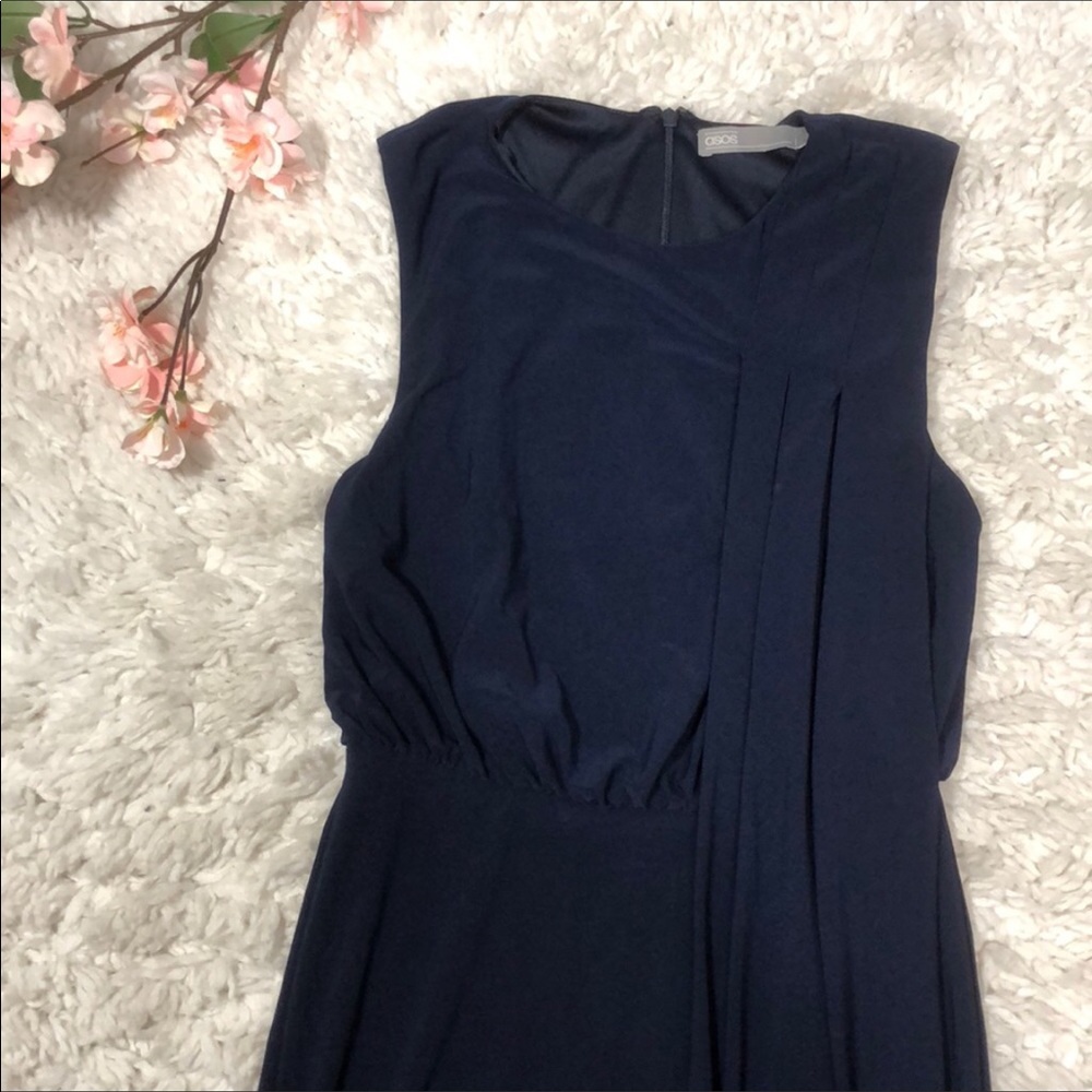 ASOS flowing detail front dress